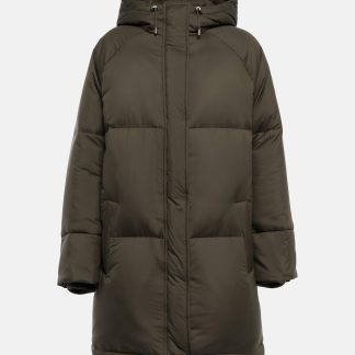 Loro Piana Parka matelassée en vert