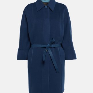 Loro Piana Veste Upper East en cachemire en bleu